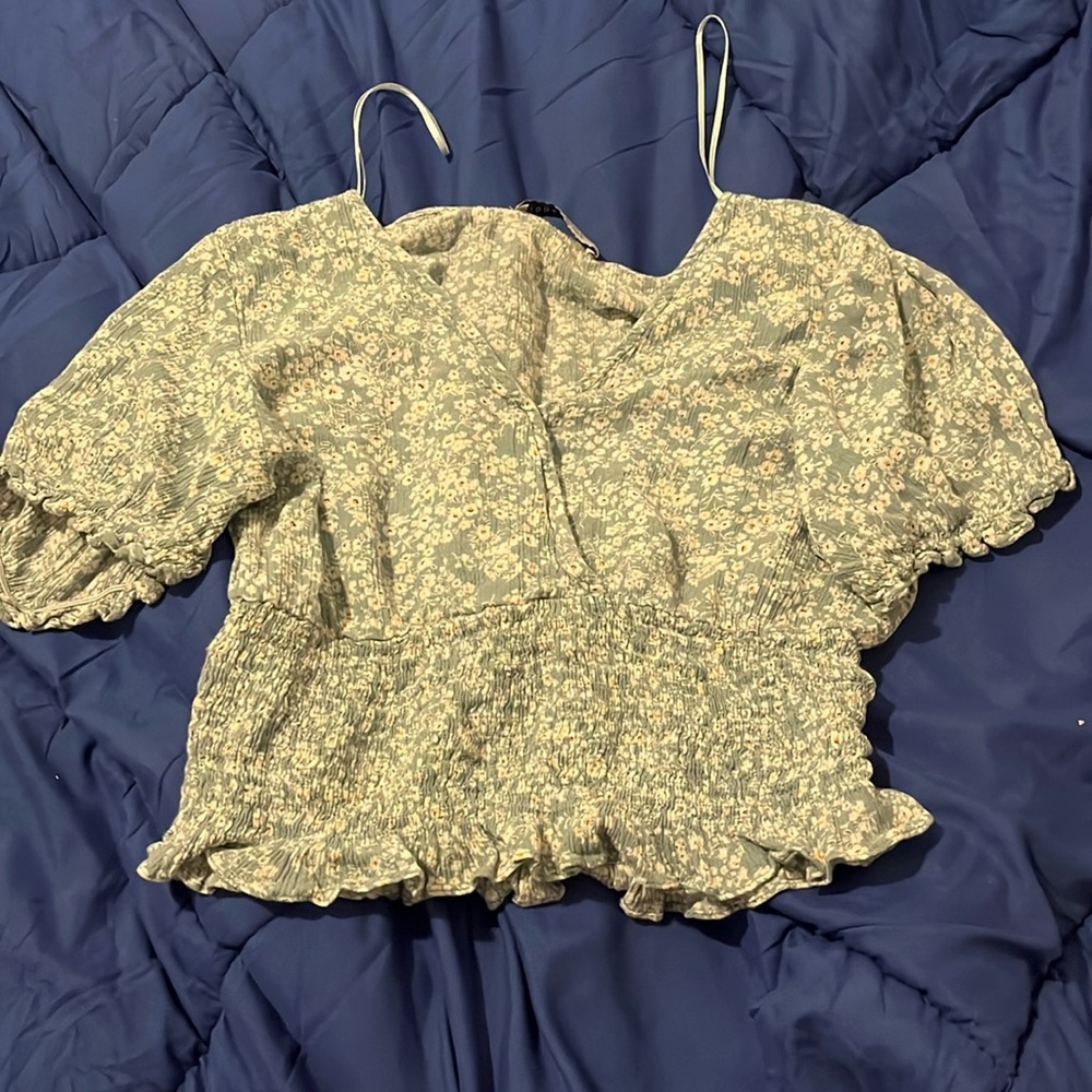 PAPER CRANE Cropped Top